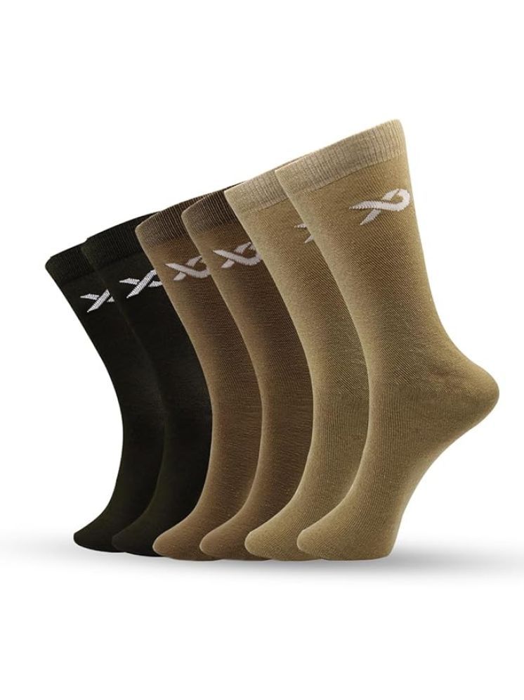     			XJARVIS Pack of 6 Men's Cotton Blend Full Length Socks ( Multicolor )