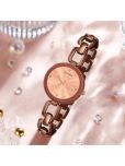 VANDA Brown Stainless Steel Analog Womens Watch