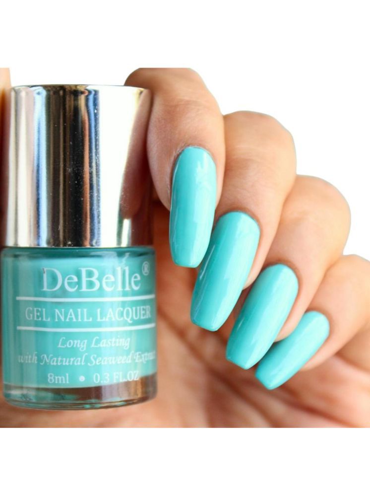     			DeBelle Tahiti Teal Glossy Nail Polish 8 ( Pack of 1 )