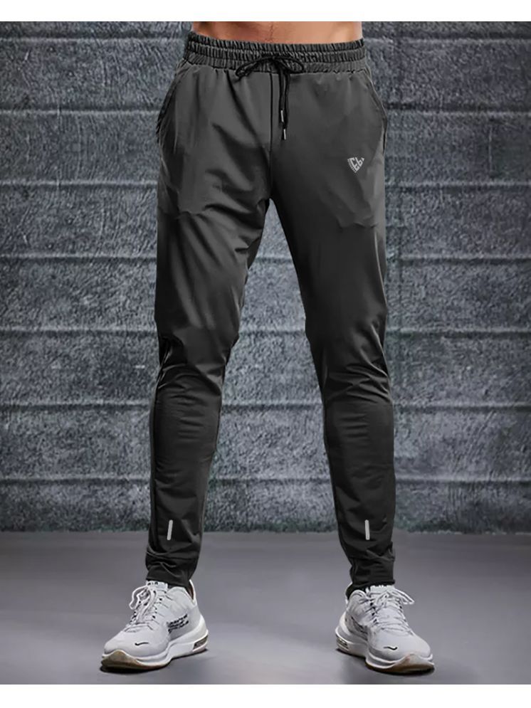     			Eyebogler Charcoal Polyester Men's Trackpants ( Pack of 1 )