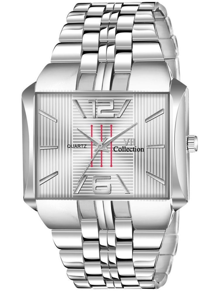     			Hala Silver Stainless Steel Analog Men's Watch