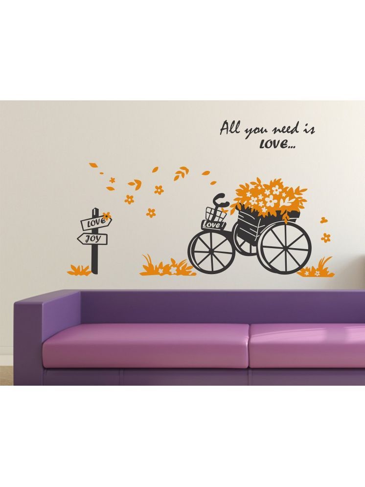     			Inkfence Wall Sticker Abstract ( 70 x 120 cms )