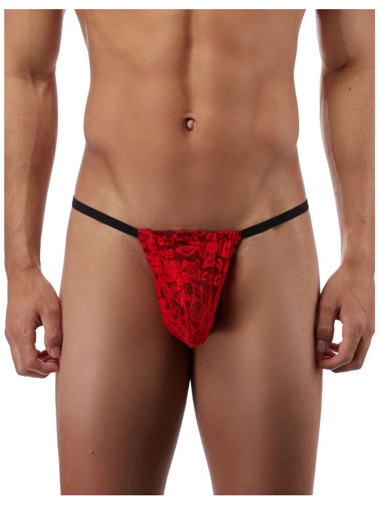     			Intimate Pack of 1 Microfibre G-String For Men's ( Red )