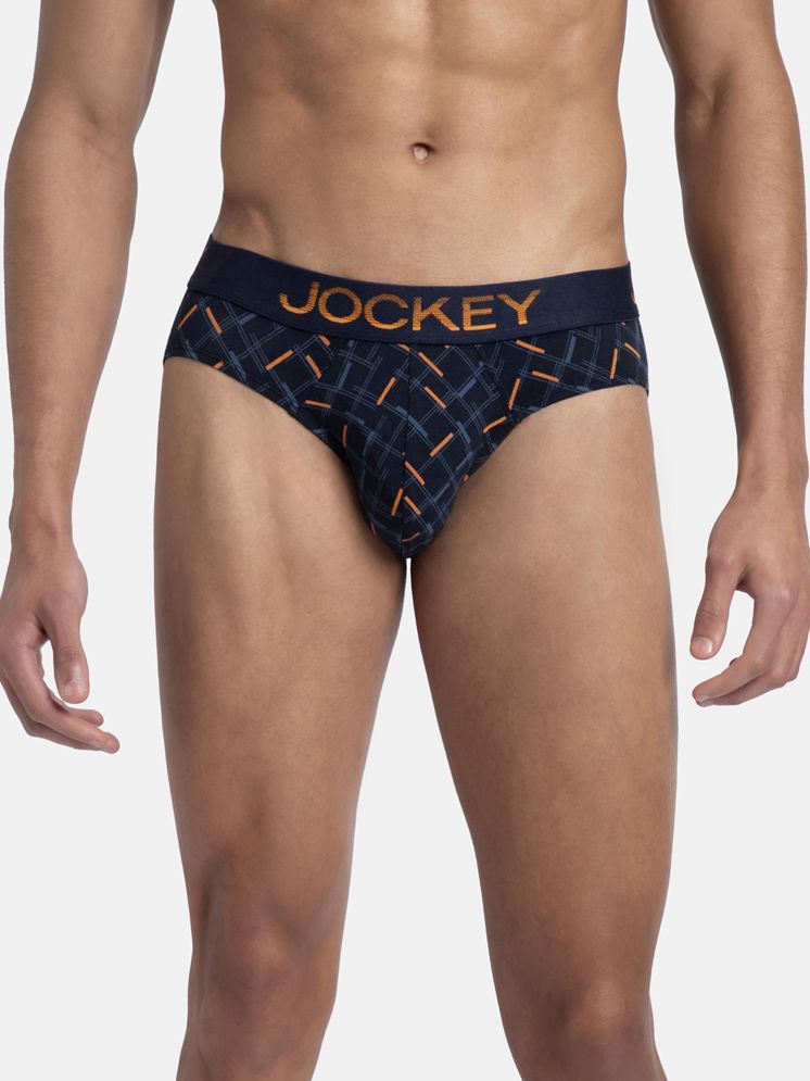     			Jockey Pack of 1 Cotton Briefs For Men's ( Navy Blue )