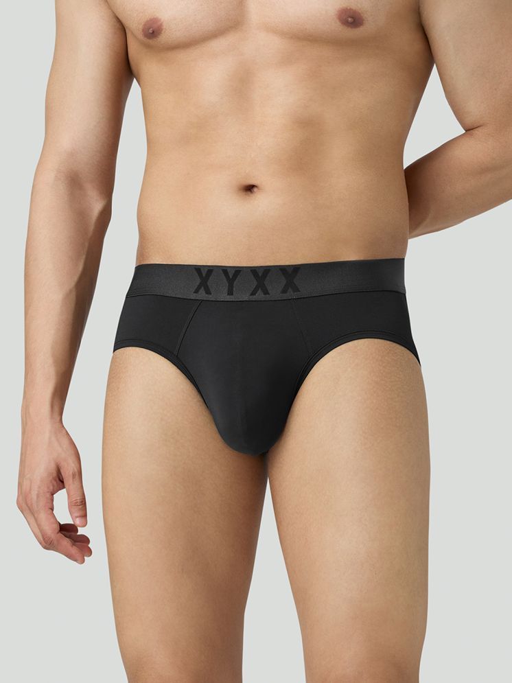     			XYXX Pack of 1 Nylon Briefs For Men's ( Black )