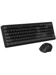 Portronics Black Wireless Keyboard Mouse Combo