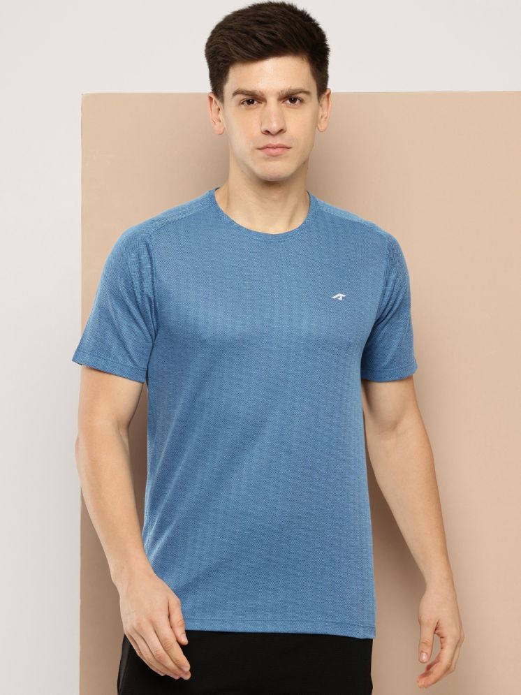     			Alcis Blue Cotton Slim Fit Men's Sports T-Shirt ( Pack of 1 )