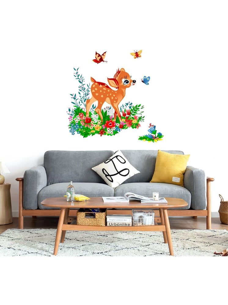     			Inkfence Wall Sticker Animals ( 70 x 55 cms )