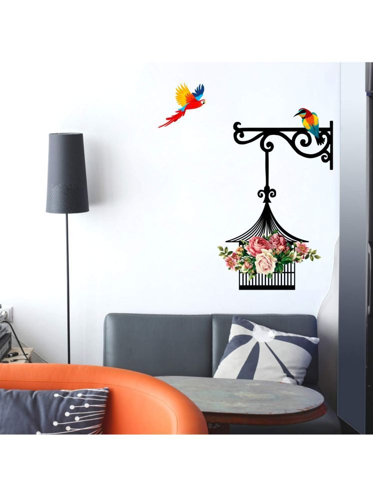     			Inkfence Wall Sticker Birds ( 71 x 60 cms )