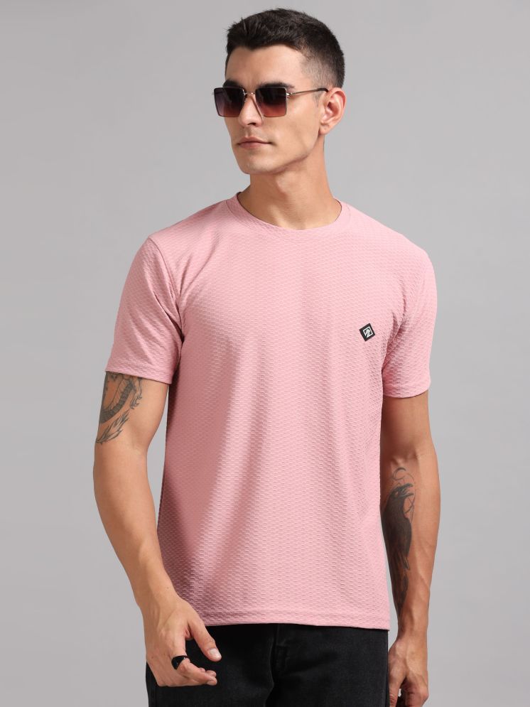     			Paul Street Pack of 1 Polyester Slim Fit Men's T-Shirt ( Pink )