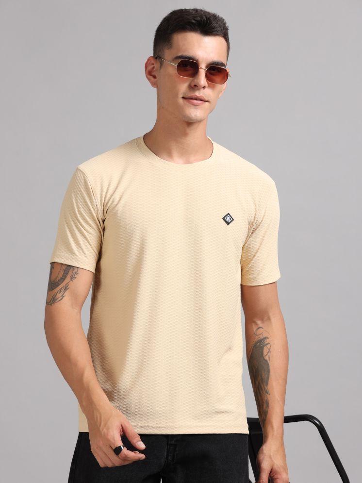     			Paul Street Pack of 1 Polyester Slim Fit Men's T-Shirt ( Cream )