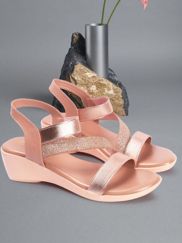     			Picktoes Pink Women's Sandal Heels