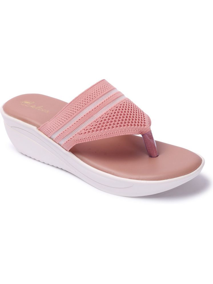     			Picktoes Pink Women's Sandal Heels