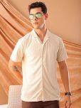 The Indian Garage Co. Cuban Collar Slim Fit Casual Shirt