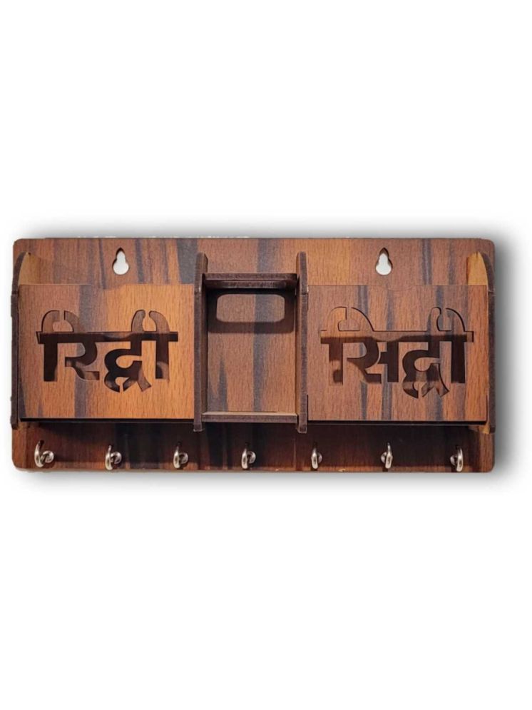     			Arpita Crafts Brown Wood Key Holder - Pack of 1