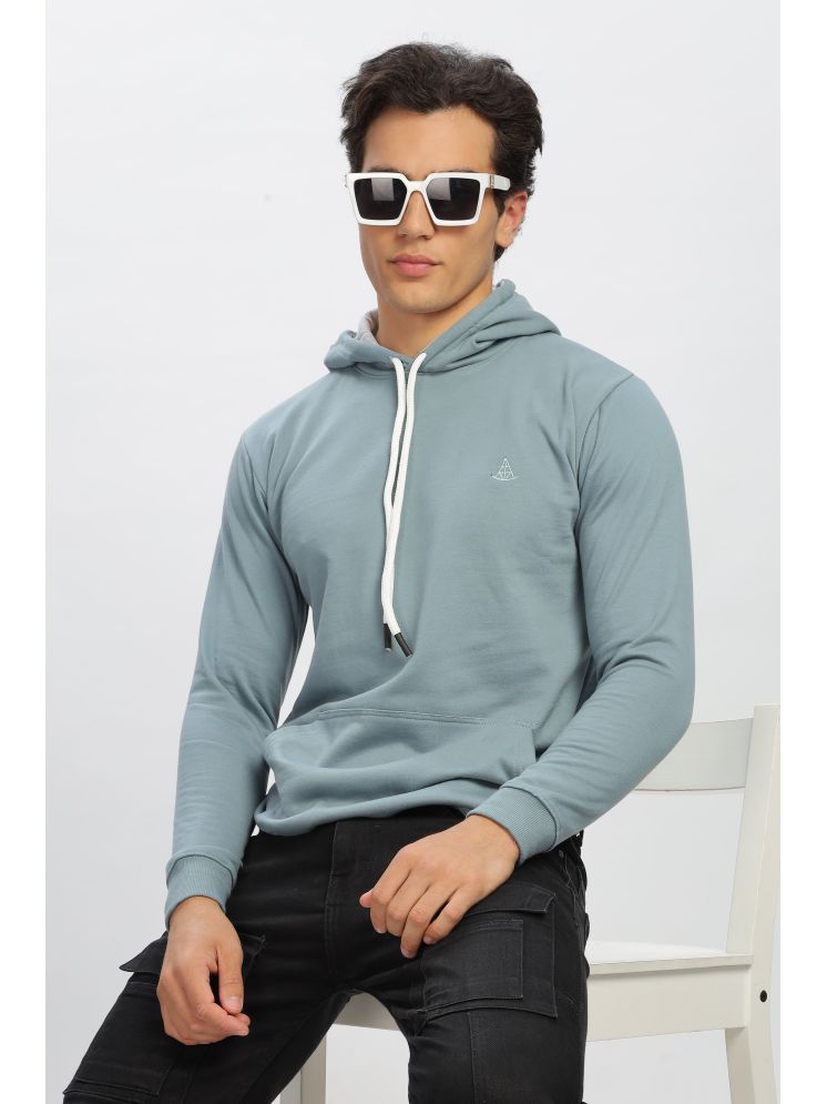     			COLOR HUNT Fleece Hooded Men's Sweatshirt - Blue ( Pack of 1 )