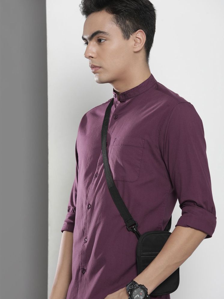     			The Indian Garage Co Men Purple Casual Shirt