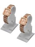 LAZYWINDOW Rose Gold Metal Analog Womens Watch