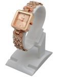 LAZYWINDOW Rose Gold Metal Analog Womens Watch