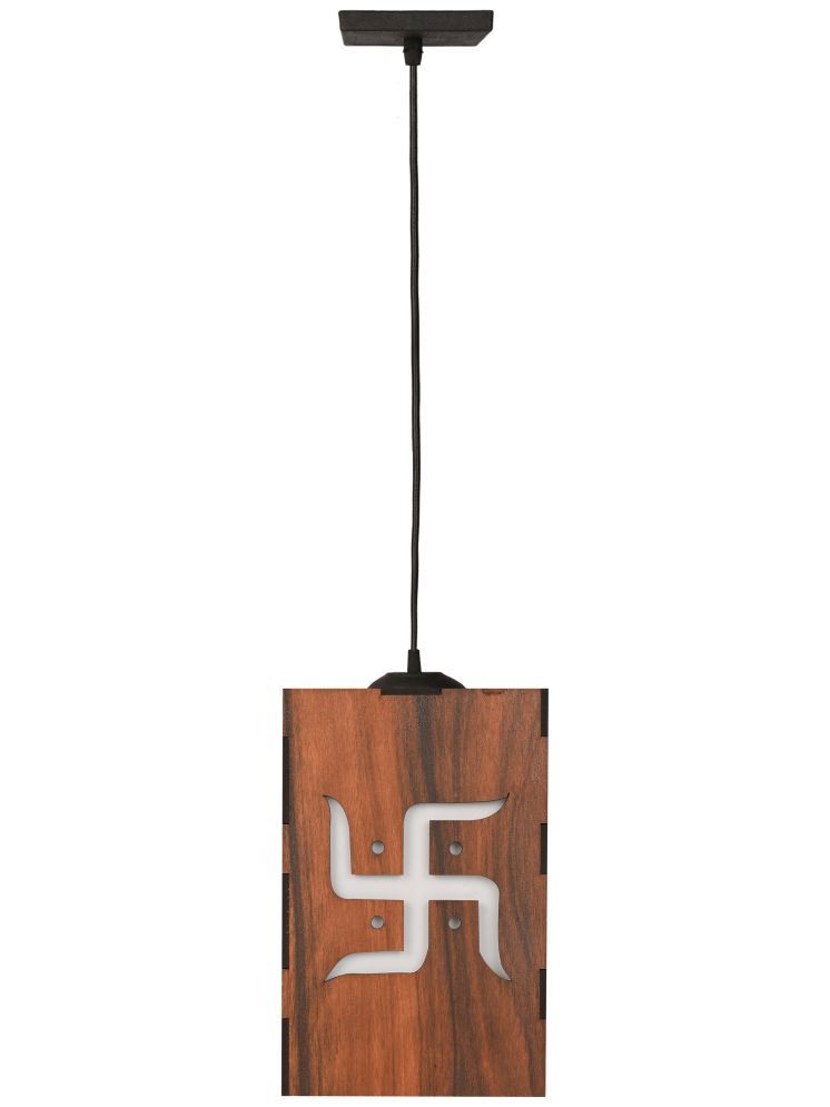     			1st Time Wood Hanging Light Black - Pack of 1