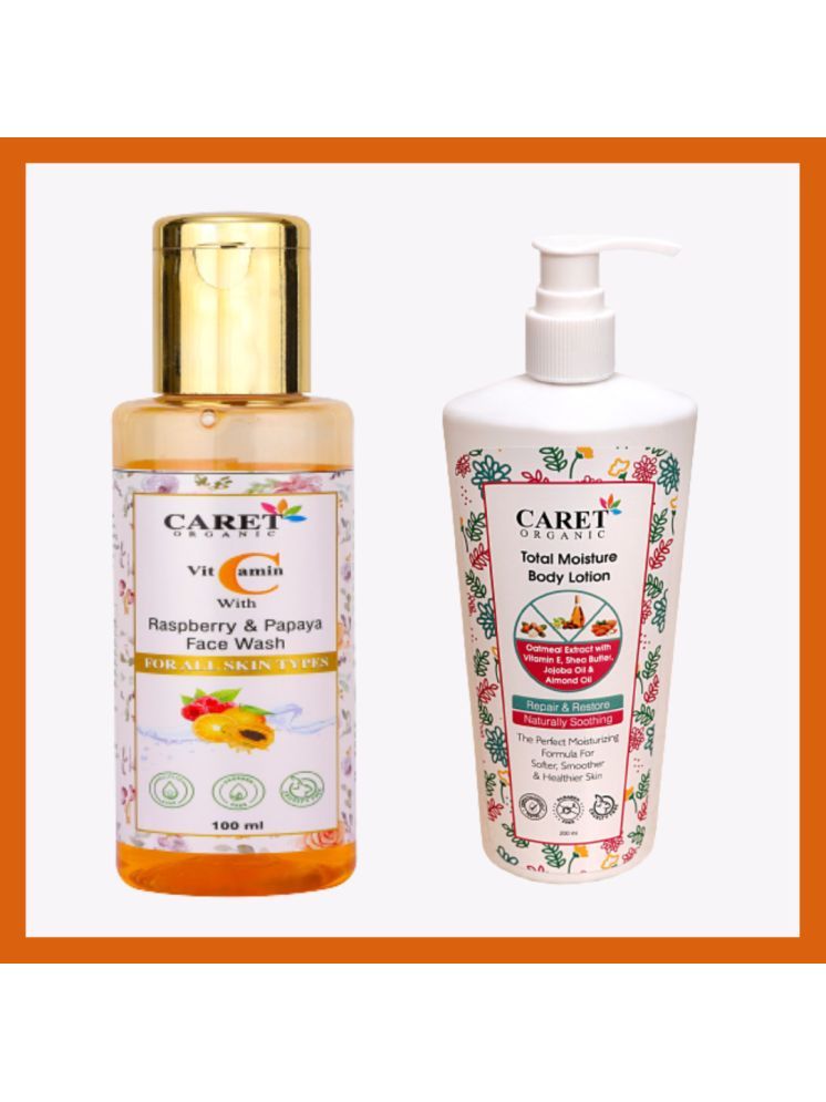     			Caret Organic - Softening and Smoothening Face Wash For All Skin Type ( Pack of 2 )