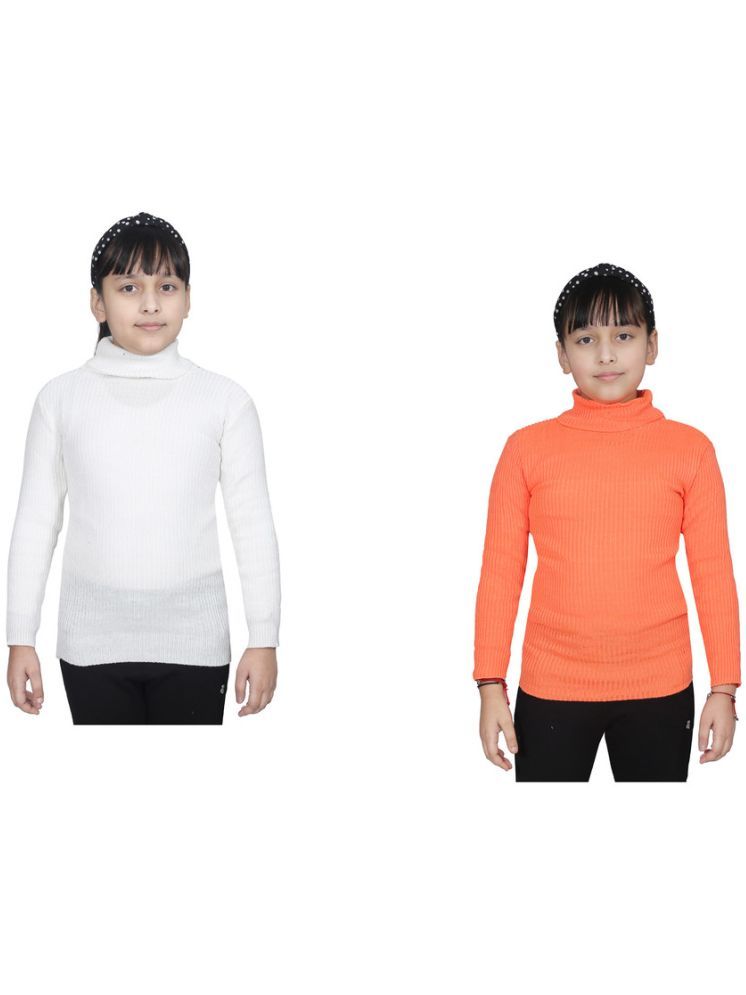     			IndiWeaves Pack of 2 Girls Wollen Pullover ( Multicolor 1 )