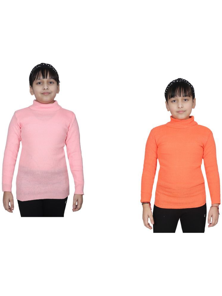     			IndiWeaves Pack of 2 Girls Wollen Pullover ( Multicolor 1 )