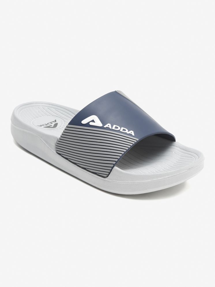     			Adda Dark Grey Men's Slide Flip Flop