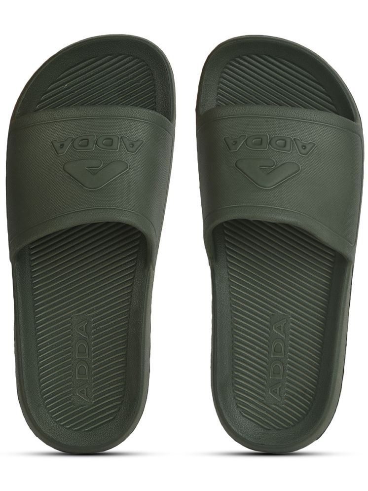     			Adda Olive Men's Slide Flip Flop