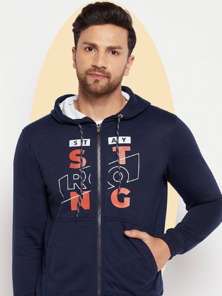     			Lycos Fleece Hooded Men's Sweatshirt - Navy ( Pack of 1 )