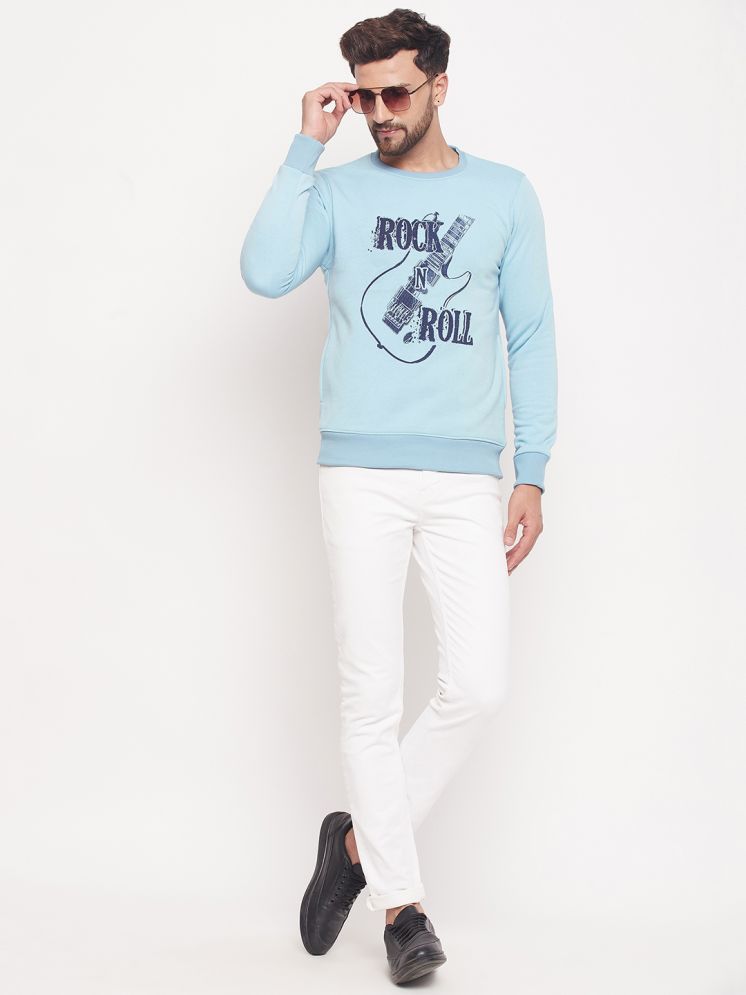     			Lycos Fleece Round Neck Men's Sweatshirt - Turquoise ( Pack of 1 )