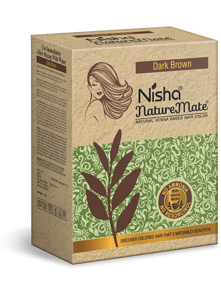     			Nisha Dark Brown Ammonia Free Permanent Hair Color 60 g Dark Brown