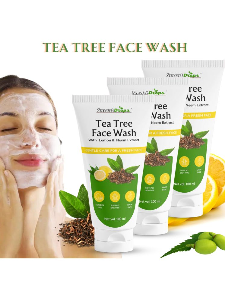     			Smartdrops - Refreshing Face Wash For All Skin Type ( Pack of 3 )