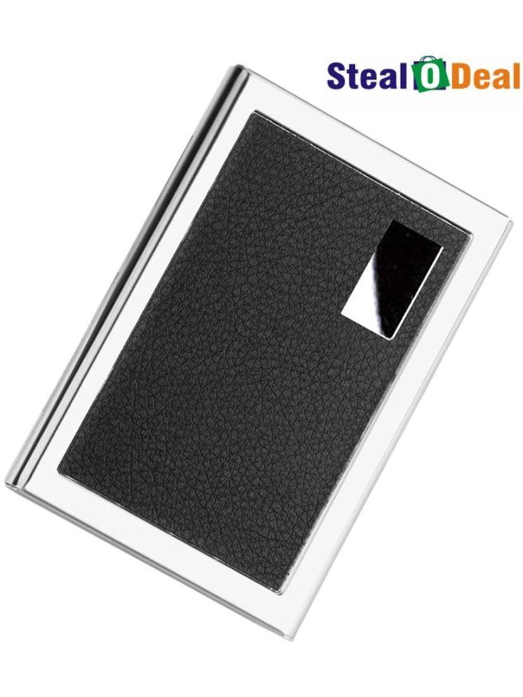     			Stealodeal Steel Card Holder ( Pack 1 )