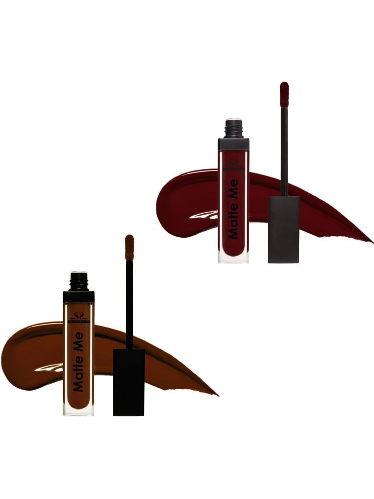     			ssworld Maroon Matte Lipstick 6