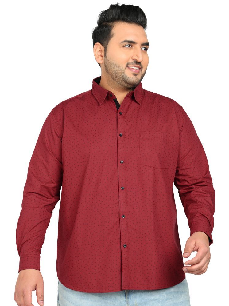     			IVOC Plus Micro Ditsy Printed Pure Cotton Casual Shirt