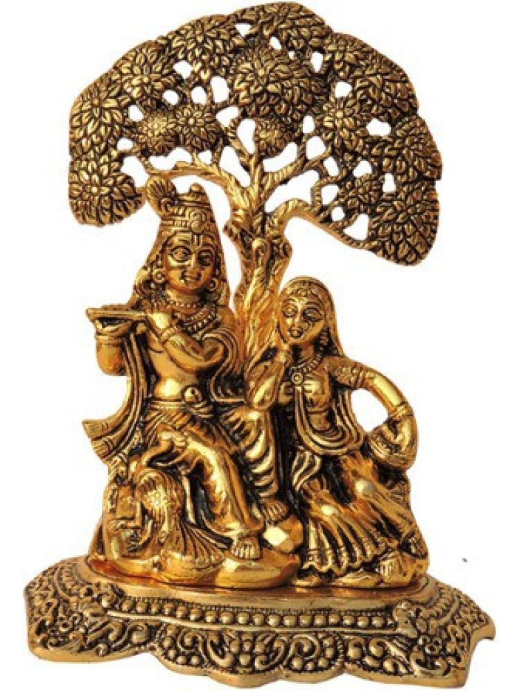     			Shri Astha Vinayak Aluminium Radha Krishna Idol ( 13 cm )