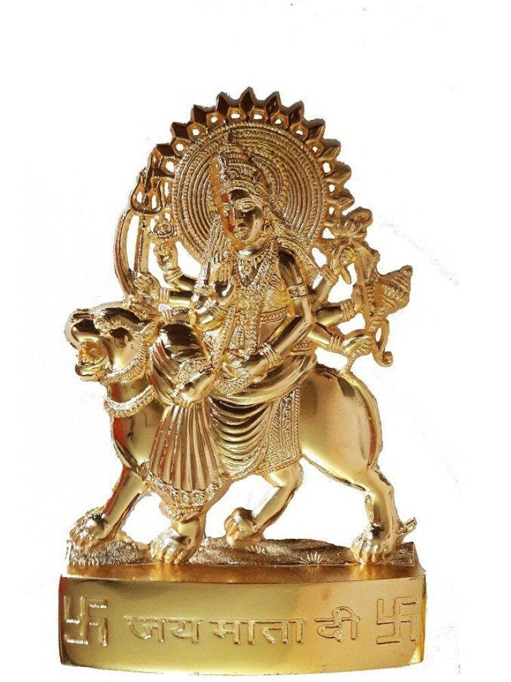     			Shri Astha Vinayak Brass Goddess Durga Idol ( 1.3 cm )