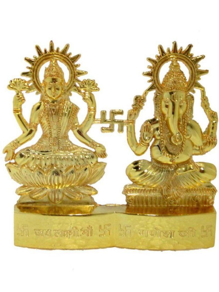     			Shri Astha Vinayak Brass Laxmi Ganesh Idol ( 3 cm )