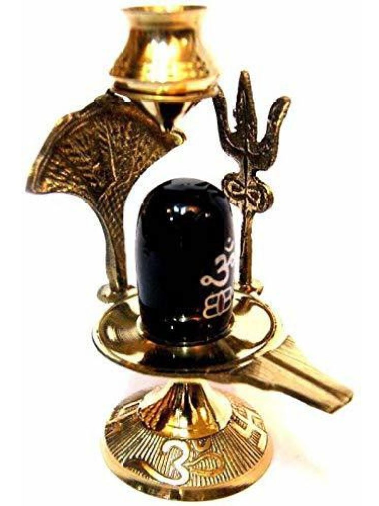     			Shri Astha Vinayak Brass Shivling Idol ( 10 cm )