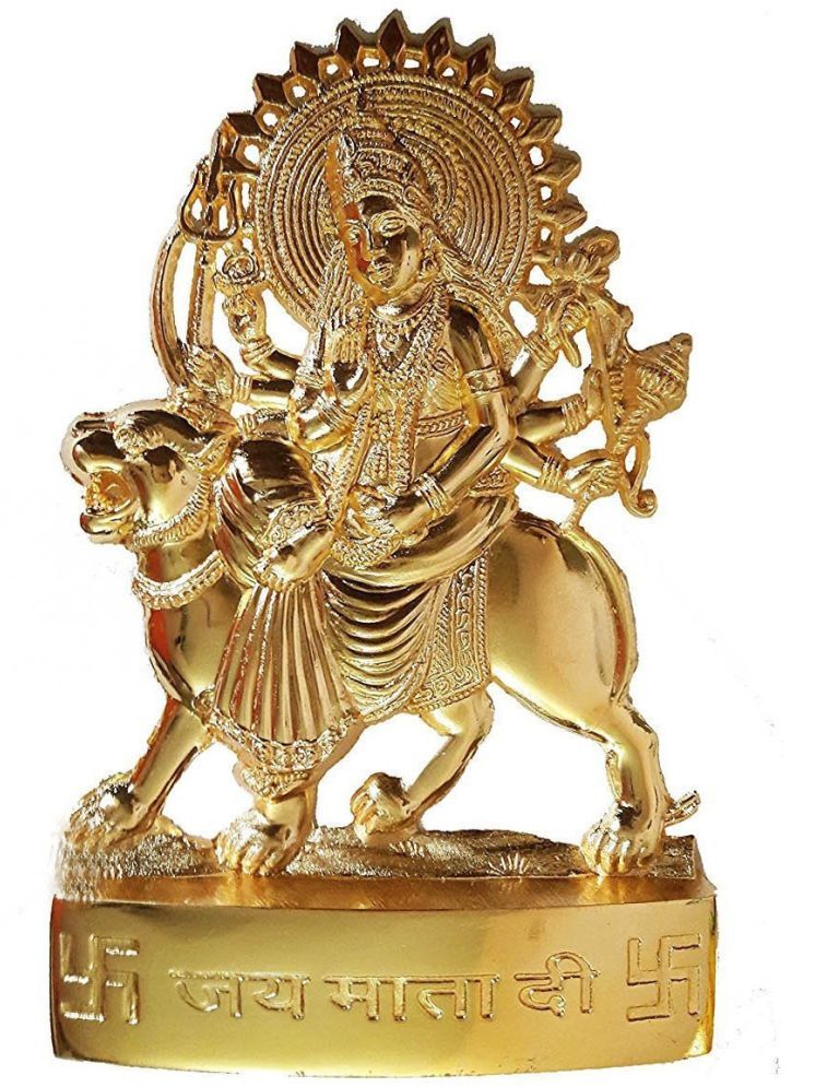     			Shri Astha Vinayak Iron Goddess Durga Idol ( 1 cm )