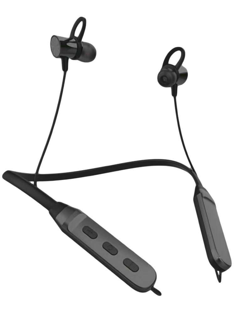     			Tecsox In-the-ear Bluetooth Headset with Upto 20h Talktime Deep Bass - Black