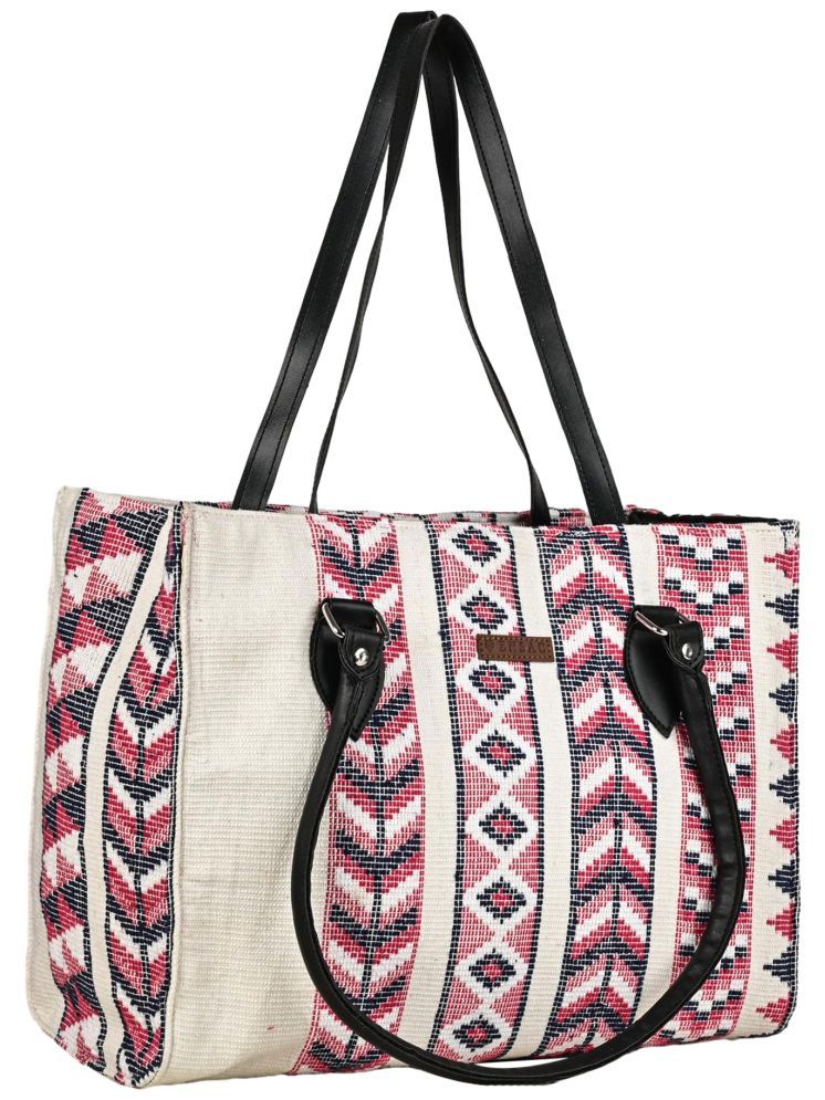     			ENSAC Tote Bag Cotton Set of 1 ( Pink )