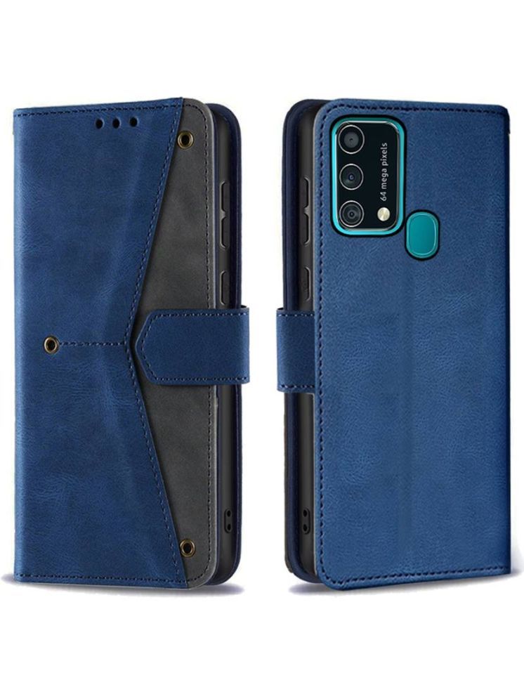     			Masque Blue Flip Cover Artificial Leather Compatible For Samsung Galaxy M31 Prime ( Pack of 1 )