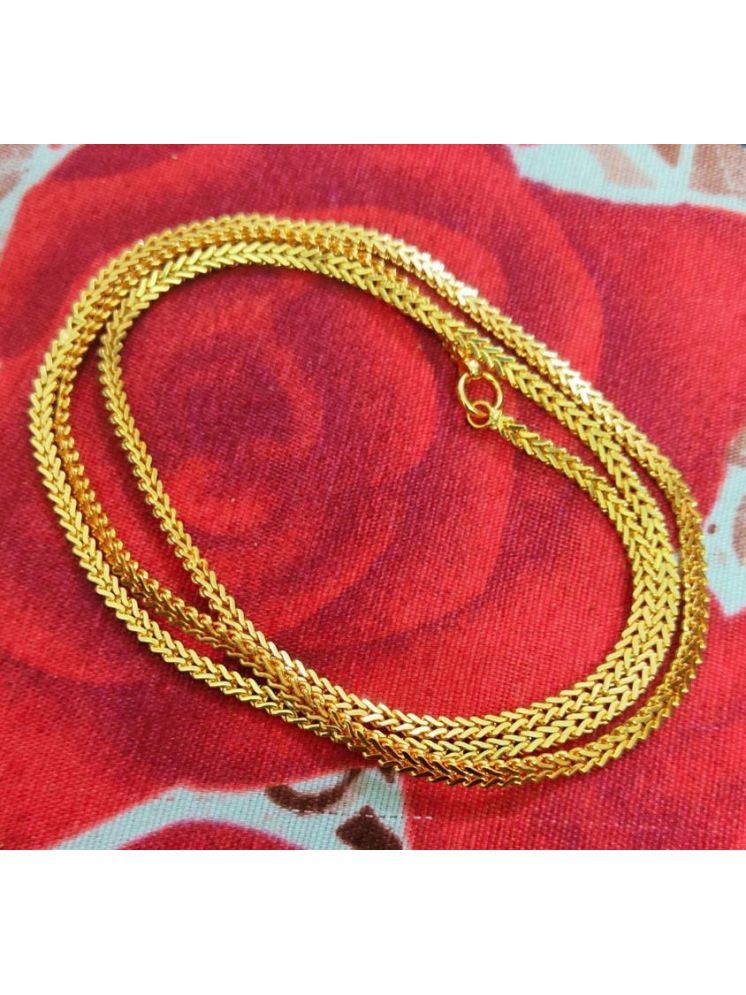     			TGS GOLD COVERING Gold Copper Necklace ( Pack of 1 )