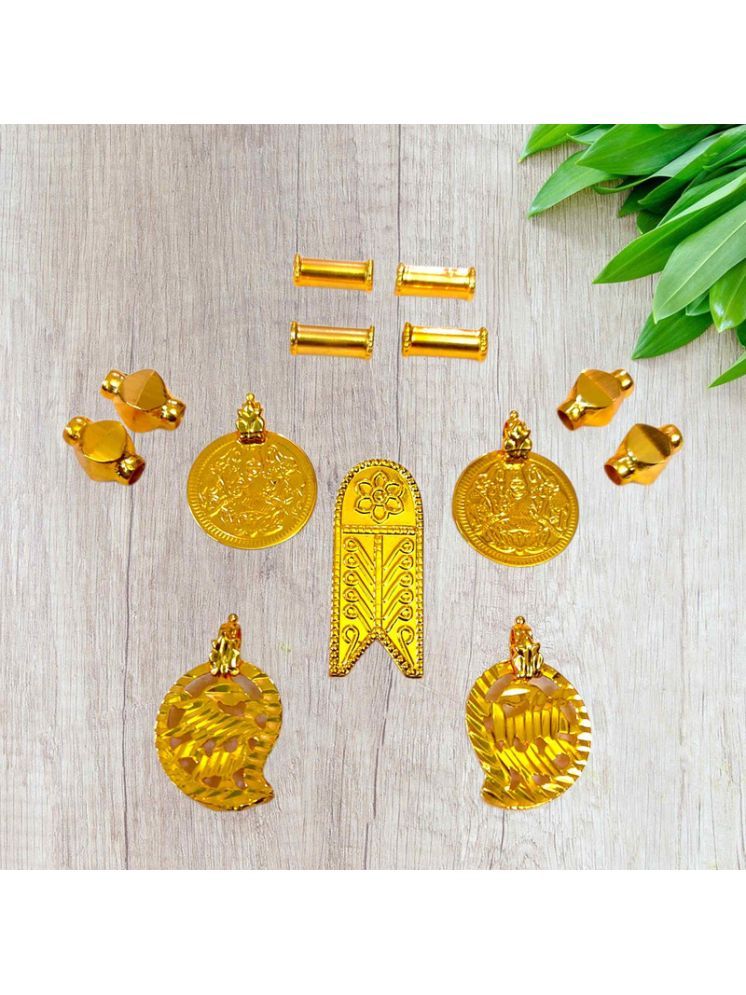     			TGS GOLD COVERING Gold Pendant set ( Pack of 1 )