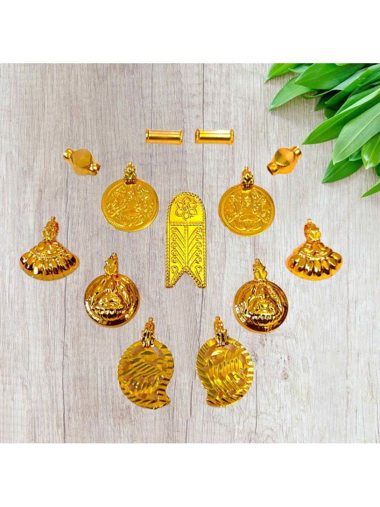     			TGS GOLD COVERING Gold Pendant set ( Pack of 1 )