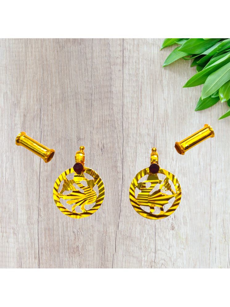     			TGS GOLD COVERING Gold Pendant set ( Pack of 1 )