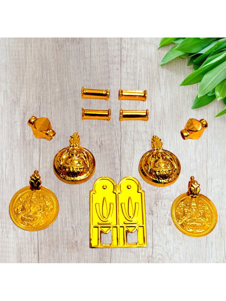     			TGS GOLD COVERING Gold Pendant set ( Pack of 1 )