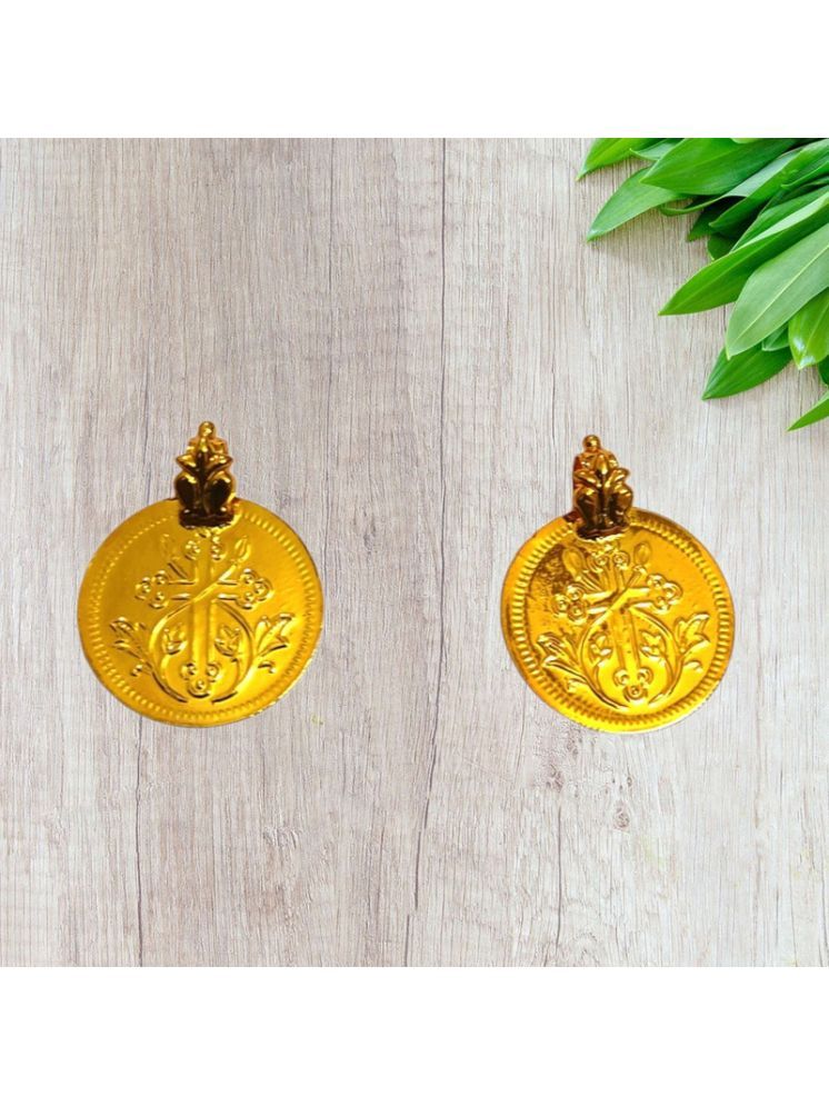     			TGS GOLD COVERING Gold Pendant set ( Pack of 1 )